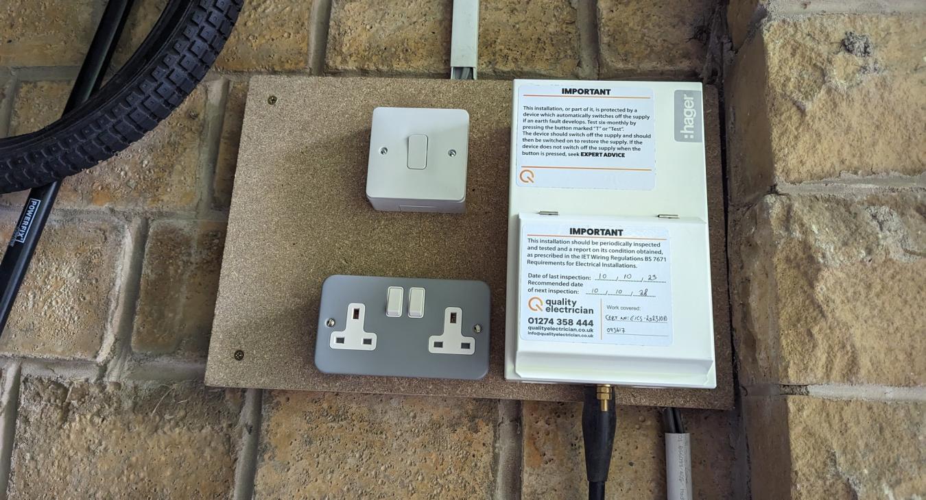 Replacing a garage fuseboard - Electrician Bradford