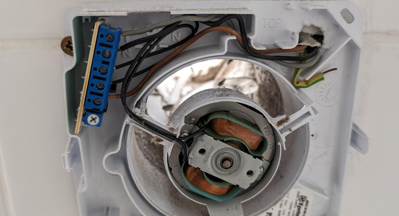 Bathroom Extractor Fan Upgrade by Quality Electrician in Birkenshaw